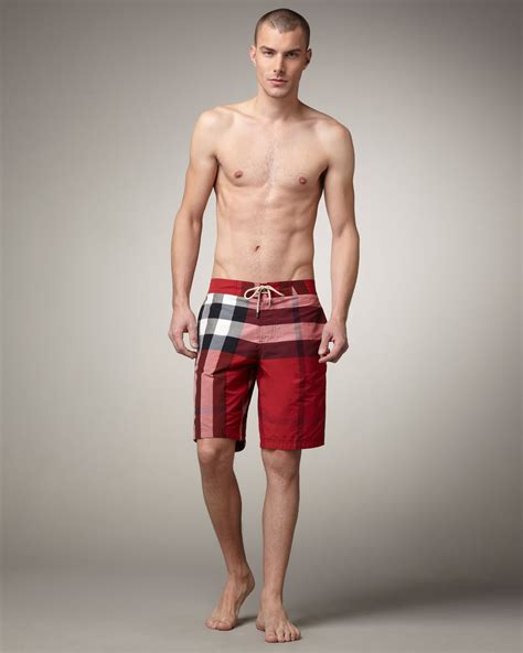 burberry men swimming trunks|men's Burberry swimwear sale.